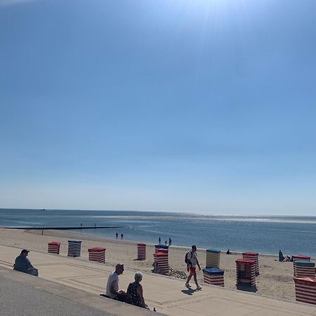 Strandkoje im Haus Seeblick Bismarckstraße Borkum Exterior foto